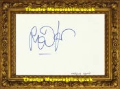 Martin Kemp Autograph Signed Sheet – Spandau Ballet
