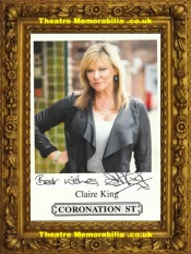 Claire King Autograph Signed Picture – Coronation Street