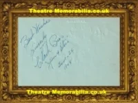Clark Brothers Autograph Signed Sheet – Singers Band 1948