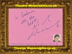 Nick Hancock autograph signed sheet, They Think It's All Over