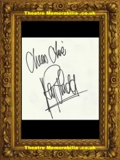 Roy Hudd Autograph Signed Sheet