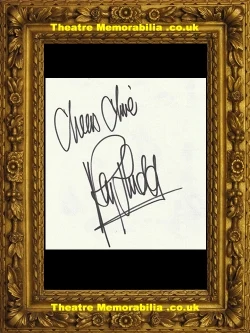 Roy Hudd autograph signed sheet