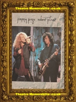Jimmy Page and Robert Plant tour programme and ticket 1998