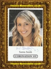 Samia Smith Autograph Signed Picture – Coronation Street