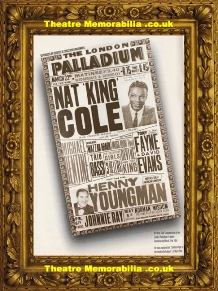  London Garrick Theatre – Unforgettable – Nat King Cole – Clarke Peters Signed 1995 - Theatre Memorabilia - Theatre Programmes Theatre Memorabilia - Theatre Programmes