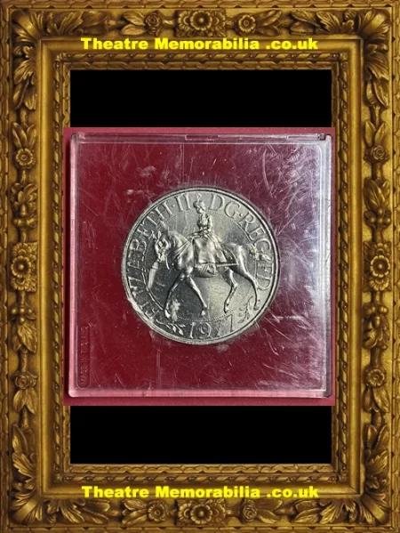  Queens Silver Jubillee Crown Coin – 1952 – 1977 - Theatre Memorabilia - Theatre Programmes Theatre Memorabilia - Theatre Programmes