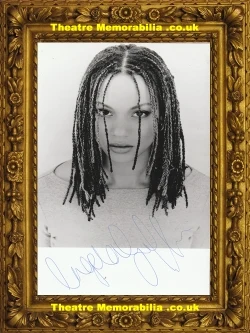 Angela Griffin signed Coronation Street cast card