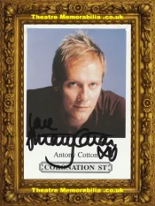 Antony Cotton Autograph Signed Picture – Coronation Street