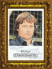 Bill Ward Autograph Signed Picture – Coronation Street