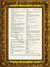 Blackadder Tim McInnerny Autograph Lord Percy Signed Book Page