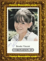 Brooke Vincent Autograph Signed Picture – Coronation Street