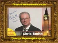Chris Smith Autograph Signed Picture – New Labour Politician 2000