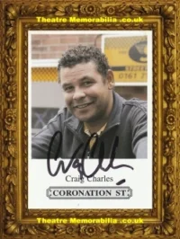 Craig Charles Autograph Signed Picture – Coronation Street
