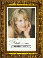 Debra Stephenson Autograph Signed Picture – Coronation Street
