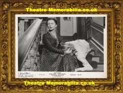 Geraldine Fitzgerald signed photograph, Ten North Frederick