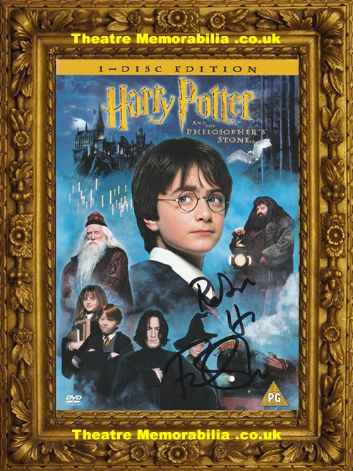 Harry Potter Philosophers Stone DVD cover signed by Fiona Shaw - image 2