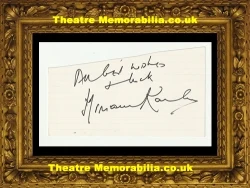 Unidentified singer autograph signed book page