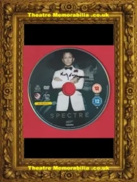 James Bond Spectre Signed DVD Autographed Disc