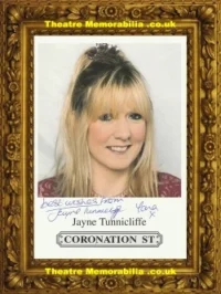 Jayne Tunnicliffe Autograph Signed Picture – Coronation Street