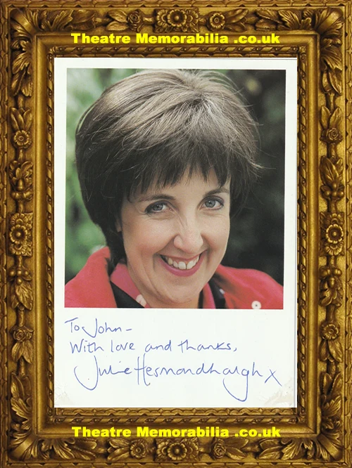 Julie Hesmondhalgh signed Coronation Street cast card