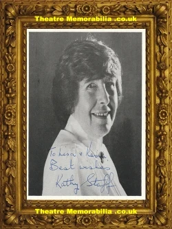 Kathy Staff signed Last Of The Summer Wine cast card