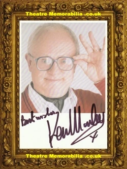 Ken Morley signed Coronation Street cast card