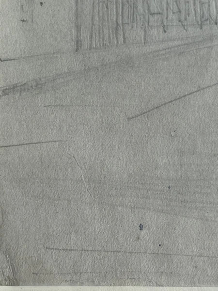 L S Lowry attributed pencil sketch, street scene 1951 - image 7