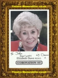 Liz Dawn Autograph Signed Picture – Coronation Street