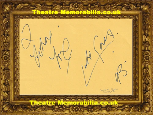 Luke Goss signed autograph book page, Bros - image 2