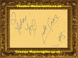 Luke Goss signed autograph book page, Bros