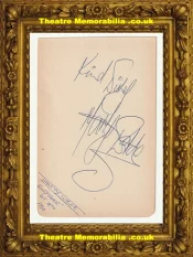 Marty Wilde Autograph Singer Autographed Signed Book Page