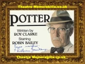 Robin Bailey Autograph Signed Picture Card – Potter