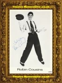 Robin Cousins Autograph Signed Picture Photograph Ice Skating