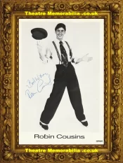 Robin Cousins Autograph Signed Picture Photograph Ice Skating