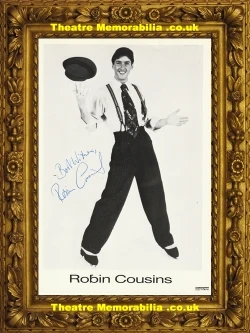 Robin Cousins signed photograph, Olympic ice skating autograph
