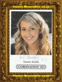 Samia Smith Autograph Signed Picture – Coronation Street