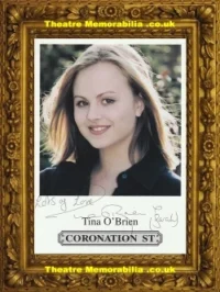 Tina O Brein Autograph Signed Picture – Coronation Street