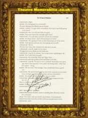 Director Of Inside Number 9 Guillem Morales Script Book Page Signed – 8