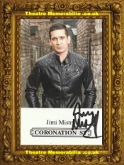 Jimi Mistry Autograph Signed Picture Coronation Street