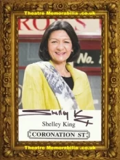 Shelley King Autograph Signed Picture Coronation Street