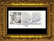 Danny La Rue Autograph Signed Picture Irish Comedian Drag Artist