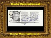 Danny La Rue Autograph Signed Picture Irish Comedian Drag Artist