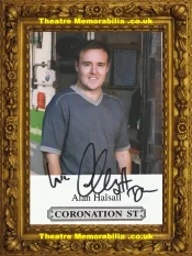 Alan Halsall Autograph Signed Picture Coronation Street