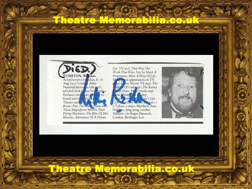 Andrew Sachs signed cutting picture, Manuel Fawlty Towers - image 3