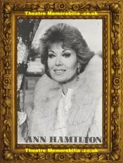 Ann Hamilton Autograph Signed Picture