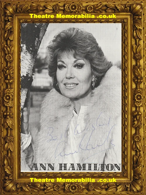 Ann Hamilton signed picture card - image 2