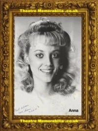 Anna Dinning Autograph Signed Picture Miss Loveley Legs Pretty Polly