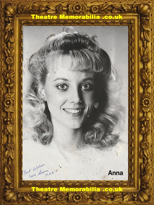 Anna Dinning signed promo card, Pretty Polly - image 2