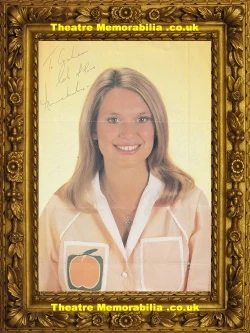 Anneka Rice signed picture, Treasure Hunt presenter