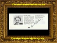Annette Crosbie Autograph Signed Picture One Foot In The Grave